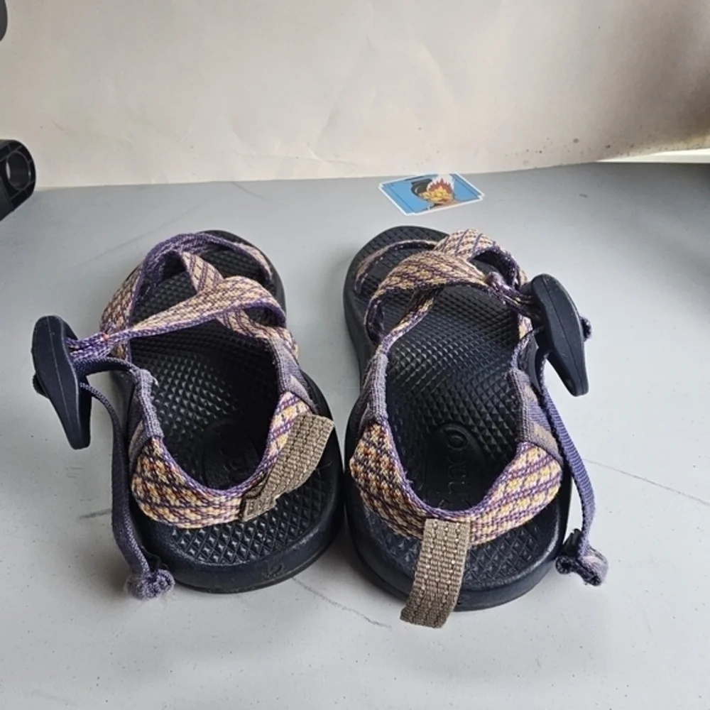 Chaco Kids Ecotread Sandals Picnic Purple Size 12 Outdoors Hiking‎ Beach Vacay